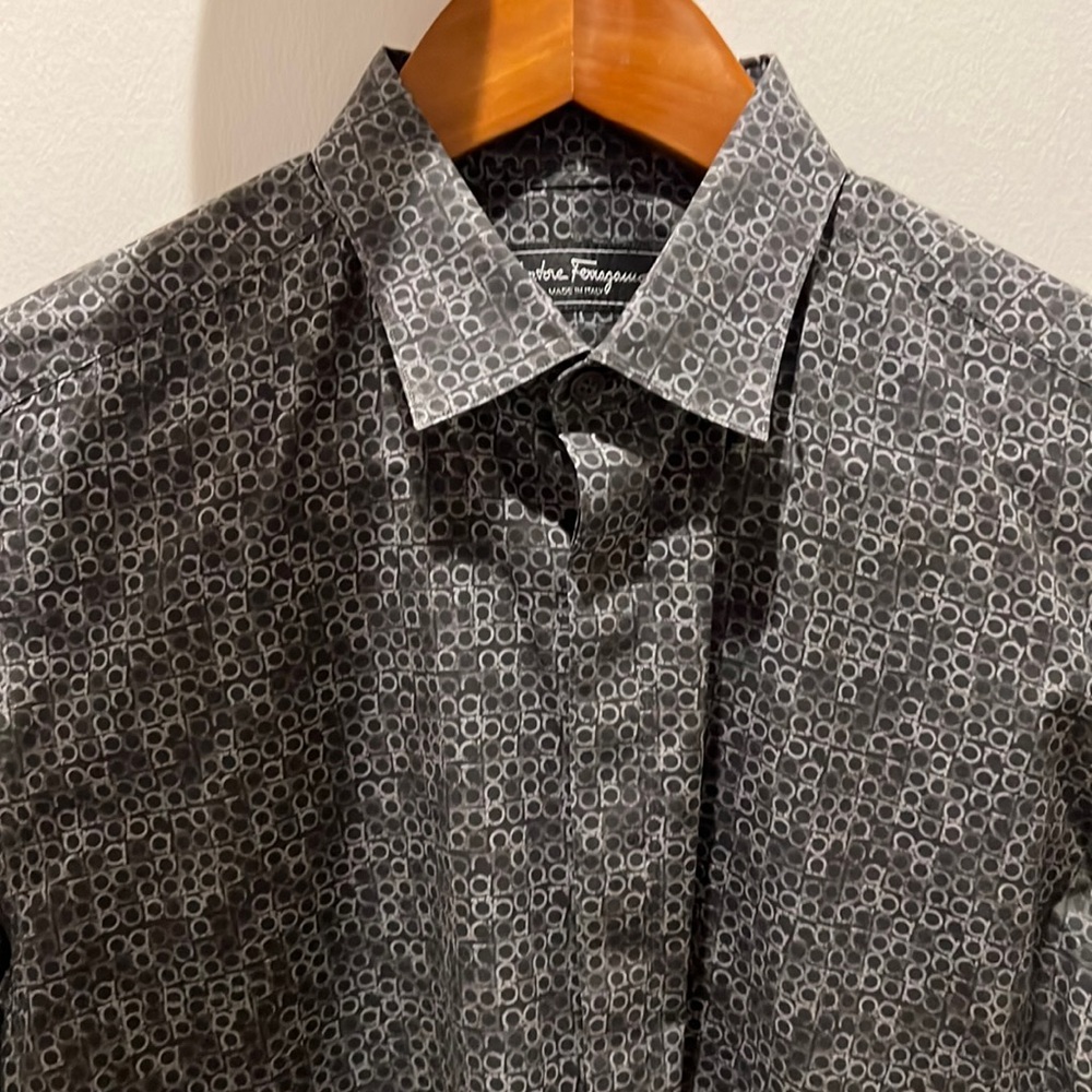 Lightly worn Ferragamo Men’s button down